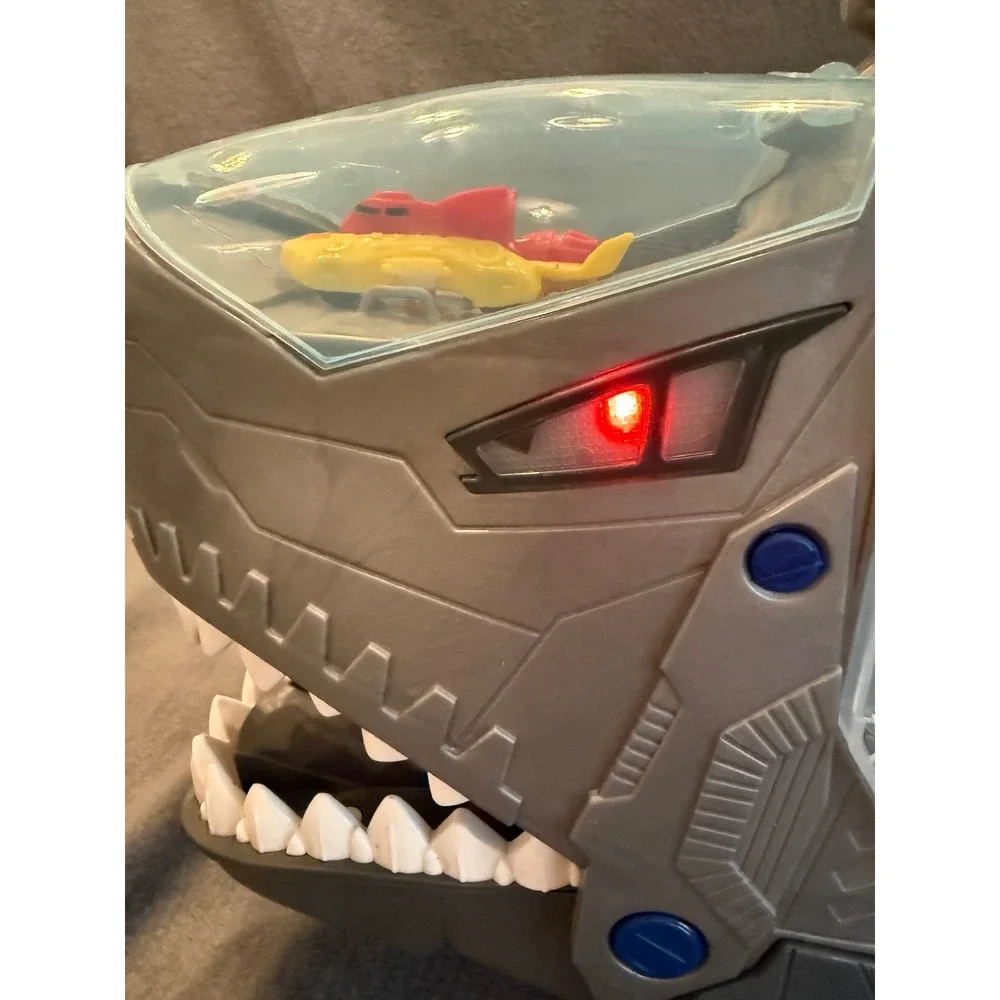 Adventure Force Shark Strike Submarine Toy Carrier with Lights and Sounds Gray